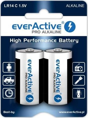 Fotoja e Bateri C/ R14 EverActive, 1.5V, 2 copë