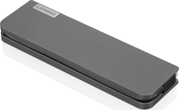 Fotoja e Mini Dock Lenovo USB-C (40AU0065EU), 1x HDMI, 1x USB 3.0, i zi