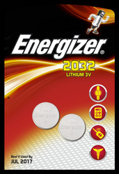 Fotoja e Bateri Energizer CR2032, 2 copë