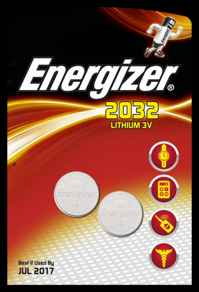 Fotoja e Bateri Energizer CR2032, 2 copë