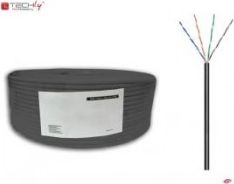 Fotoja e Kabllo Techly TechlyPro, U/UTP, Cat5e, 100m,e zezë