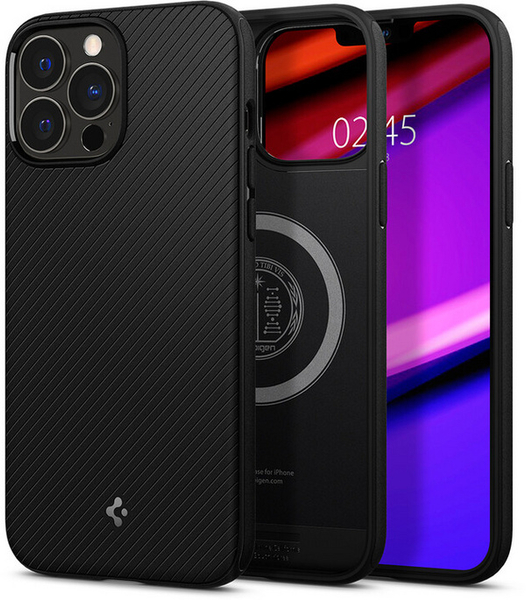 Fotoja e Mbrojtëse Spigen Core Mag Armor për Apple iPhone 13 Pro, e zezë
