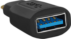 Fotoja e Përshtatës USB Qoltec, USB-C - USB, i zi