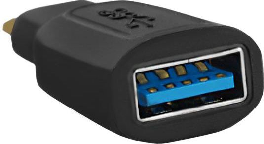 Fotoja e Përshtatës USB Qoltec, USB-C - USB, i zi