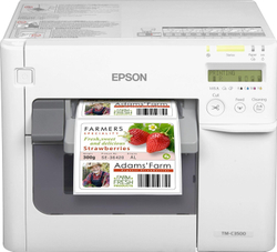 Fotoja e Printer etiketash Epson Industrial TM-C3500 (C31CD54012CD), i bardhë