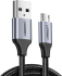 Fotoja e Kabllo USB Ugreen, USB-A - microUSB, 0.25 m, e zezë, Picture 1