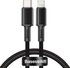 Fotoja e Kabllo Baseus (CATLGD-01), USB-C – Lightning, 1 m, e zezë, Picture 1