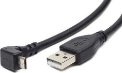 Fotoja e Kabllo USB-A Gembird (CCP-MUSB2-AMBM90-6), 1.8 m, e zezë