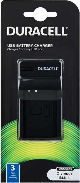 Fotoja e Karikues për bateri Duracell, për Olympus BLN-1, i zi
