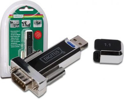 Fotoja e Përshtatës USB Digitus - RS-232, i zi