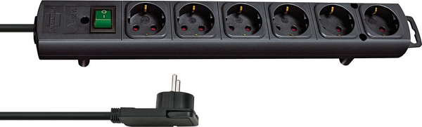 Fotoja e Kabllo vazhduese Brennenstuhl Comfort-Line, 6 priza, 2m, e zezë