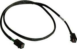 Fotoja e Kabllo SuperMicro SFF 8643 - SFF 8643, 0.8 m, e zezë