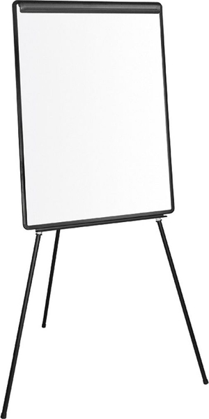 Fotoja e Tabelë me tre këmbë Flipchart Q, 70 x 100 cm, e bardhë / e zezë
