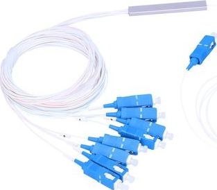 Fotoja e Kabllo ExtraLink 1: 8 PLC SPLITTER SC / UPC 900UM, 1.5 m, e bardhë