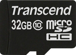 Fotoja e Kartë Transcend MicroSDHC 133x, 32 GB, Class 10