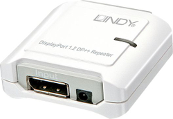 Fotoja e Përforcues sinjali DisplayPort Lindy Extender/Repeat AV, 1.2 DP+, up to 20m, 2560x1600, i bardhë