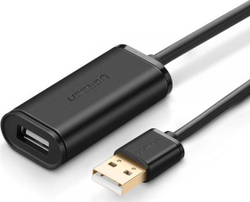 Fotoja e Kabllo USB 2.0 UGREEN US121, 10m, e zezë