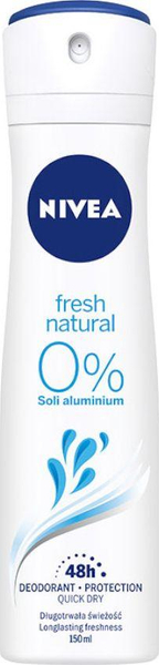 Fotoja e Deodorant për femra Nivea Fresh Natural, 150ml, i bardhë