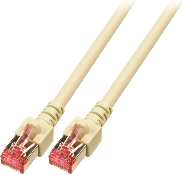 Fotoja e Kabllo rrjeti EFB, S / FTP, Cat6, PIMF, 1 m, e hirtë