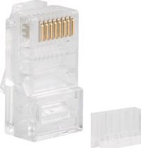 Fotoja e Set prizash për kabllo rrjeti Lanberg RJ45 (8P8C) CAT.6 UTP (100 PCS), 100 copë