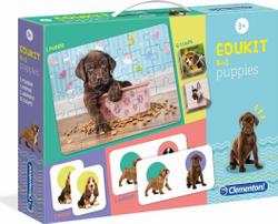 Fotoja e Lodër puzzle me qenushë Clementoni Edukit 4 në 1