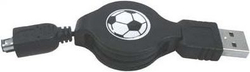 Fotoja e Kabllo Logo USB-A - 4-pin (14870), 0.7 m, e zezë