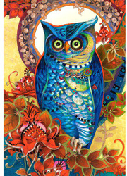 Fotoja e Puzzle Castorland: "Blue Owl", 1500 pjesë