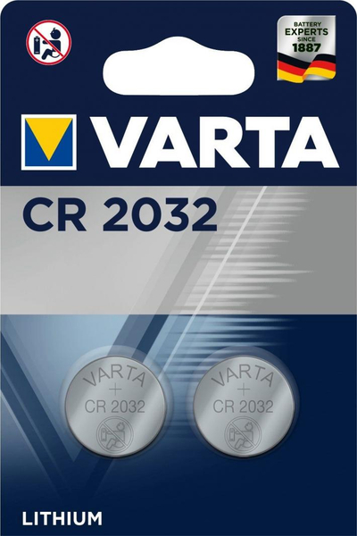 Fotoja e Bateri Varta CR2032, 230mAh, 2 copë
