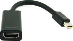 Fotoja e Përshtatës Gembird DisplayPort Mini - HDMI (A-MDPM-HDMIF-02), i zi
