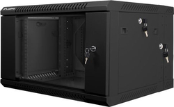 Fotoja e Kabinë serveri e varur Lanberg WF02-6606-10B, 19", 6U, e zezë