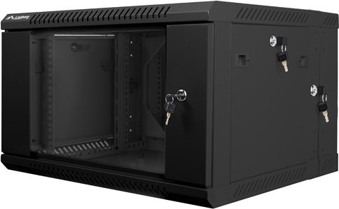 Fotoja e Kabinë serveri e varur Lanberg WF02-6606-10B, 19", 6U, e zezë