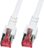 Fotoja e Kabllo Mcab Patchcord 3276, Cat6, S/FTP, 7.5m, e bardhë