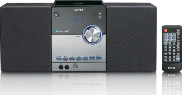 Fotoja e Sistem stereo Lenco MC-150, 20 W, i hirtë