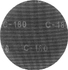 Fotoja e Disk për gërryerje Graphite, 225 mm, K180, 10 copë, Picture 1