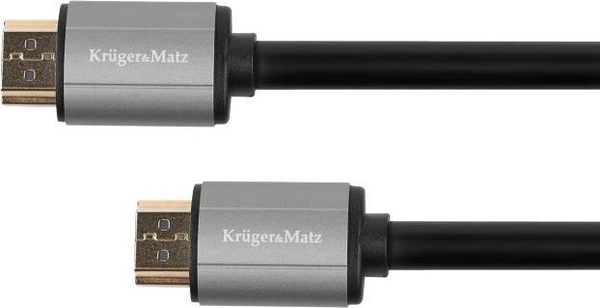 Fotoja e Kabllo Kruger&Matz, HDMI - HDMI, 3m, e zezë
