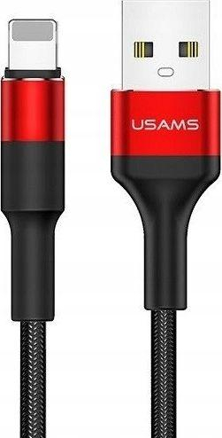 Fotoja e Kabllo Usams USB US-SJ220 -SJ220IP02, U5, 2A, 1.2m, e kuqe