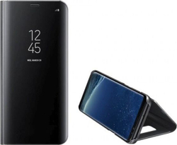 Fotoja e Mbrojtëse Clear View për Samsung A20s A207, TPU, e zezë