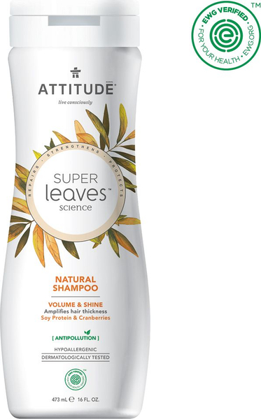 Fotoja e Shampo për vëllim dhe shkëlqim e flokëve Attitude, 473ml