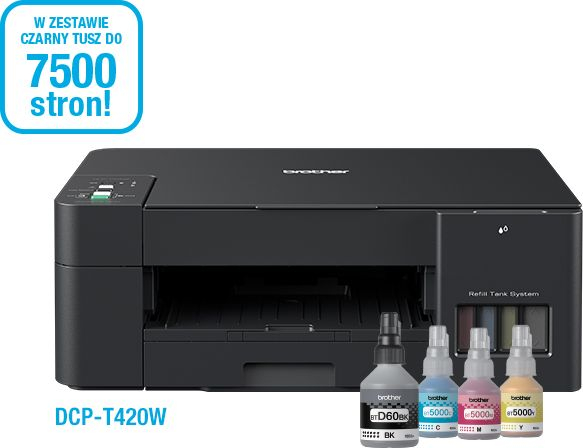 Fotoja e Printer shumëfunksional Brother DCP-T420W (DCPT420WYJ1), i zi