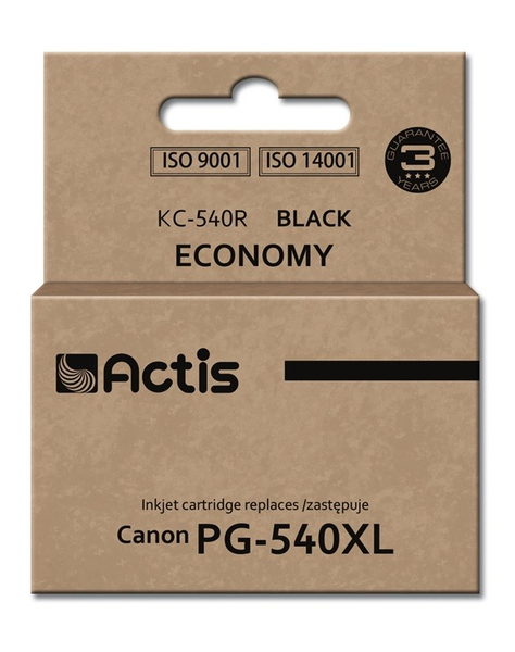 Fotoja e Ngjyrë për printer Actis KC-540R (zëvendësim për Canon PG-540XL), 22 ml, e zezë