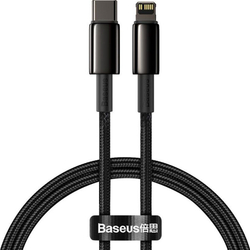 Fotoja e Kabllo Baseus USB-C - Lightning USB, 2 m, e zezë