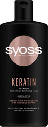 Fotoja e Shampon për flokë të brishtë Syoss, 440 ml