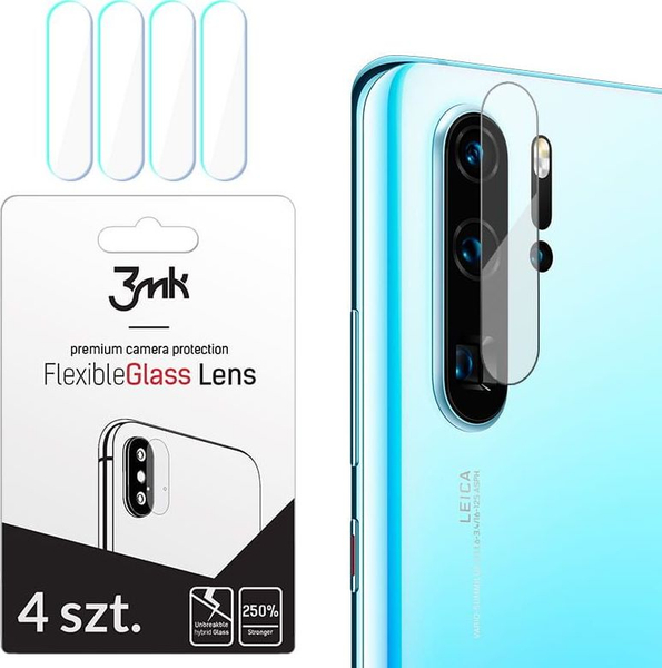 Fotoja e Xham mbrojtës për kamerën e celularit 3MK Hybrid Glass FG për Huawei P30 Pro