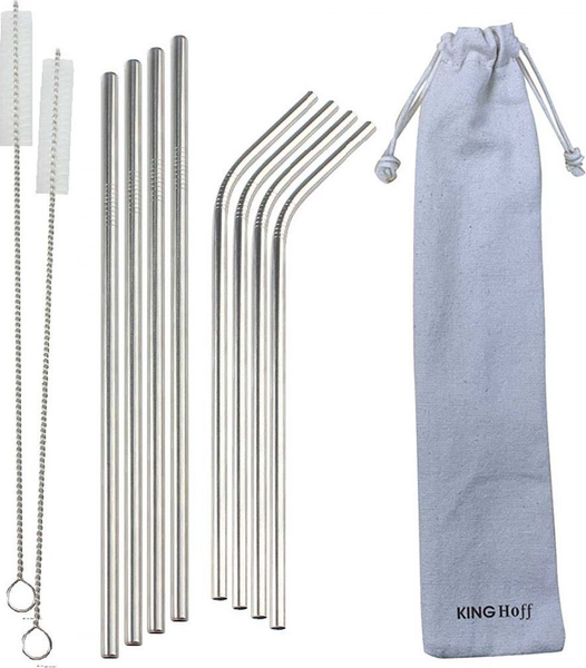 Fotoja e Set pipa metali KingHoff, 8 copë
