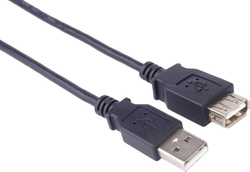 Fotoja e Kabllo lidhëse PremiumCord, USB 2.0, 0.5m, e zezë
