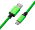 Fotoja e Kabllo spirale CableMod Pro, USB-C/USB-A, 1,5m, e gjelbër, Picture 3