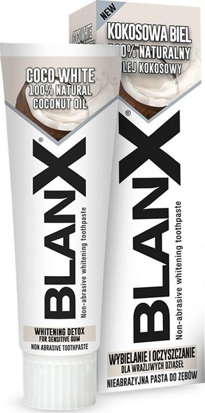 Fotoja e Pastë për dhëmbë Blanx Coconut White, 75ml