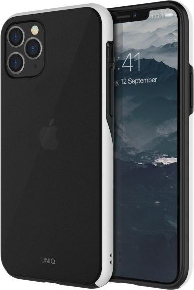 Fotoja e Mbrojtëse Uniq Vesto Hue për iPhone 11 Pro Max, e bardhë