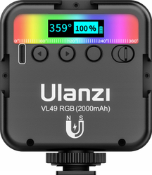 Fotoja e Llambë për fotografi / videografi Ulanzi VL49 RGB, 2000mAh