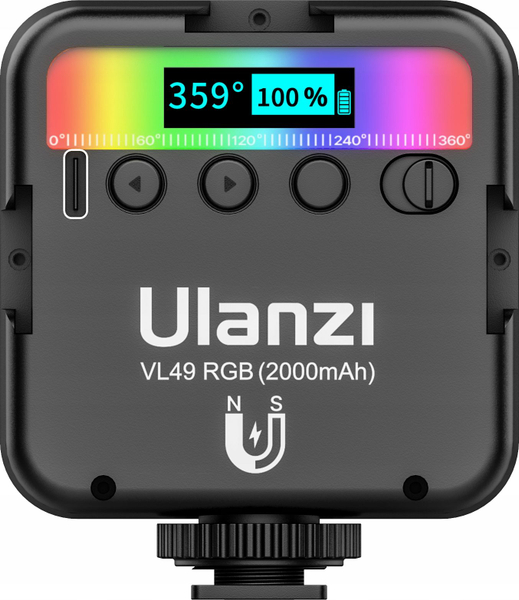 Fotoja e Llambë për fotografi / videografi Ulanzi VL49 RGB, 2000mAh